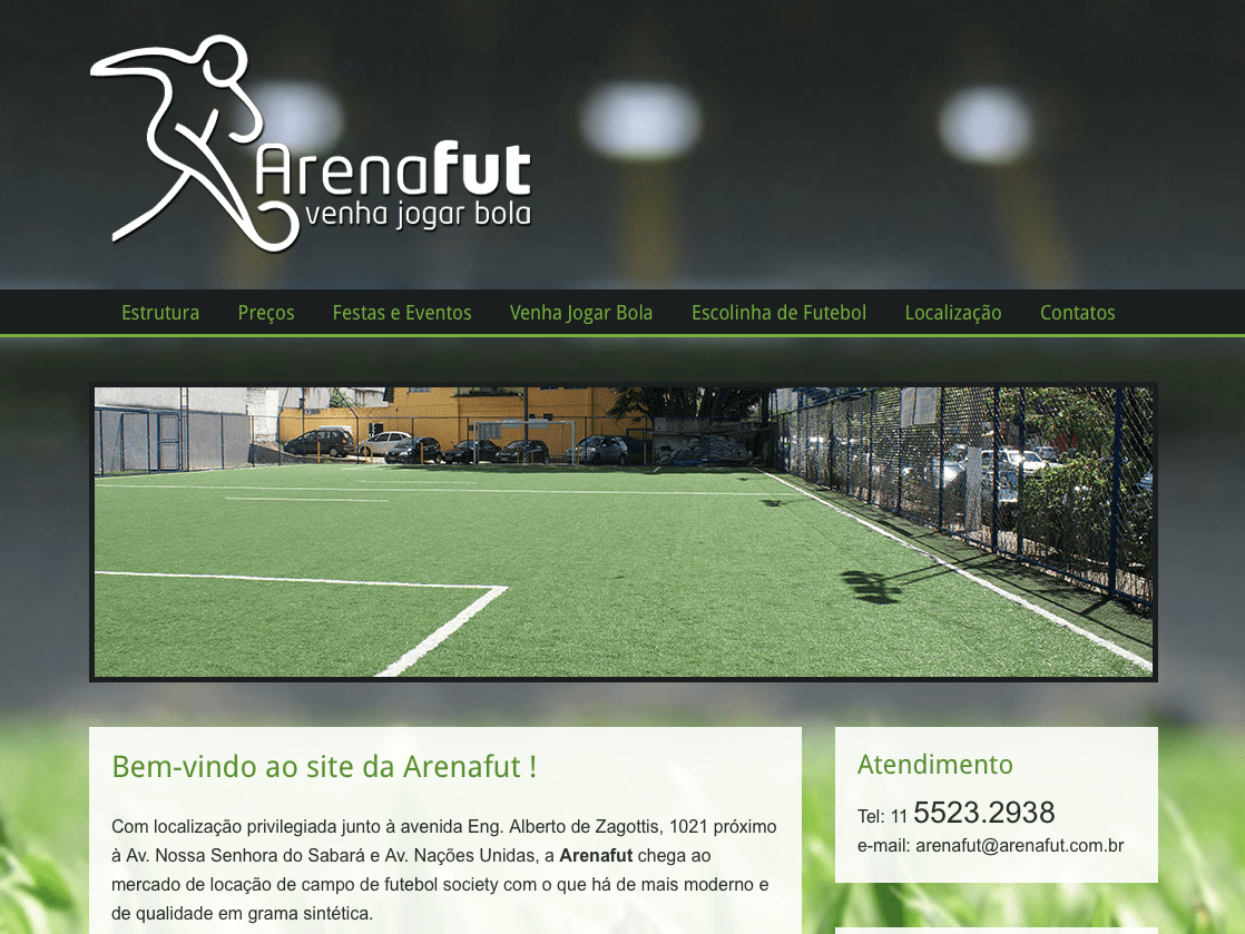 ArenaFut — Website