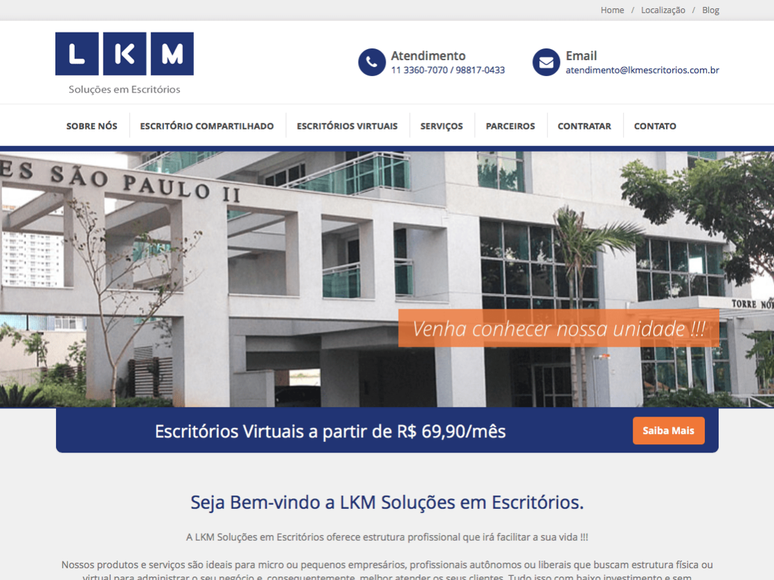LKM Escritórios — Website