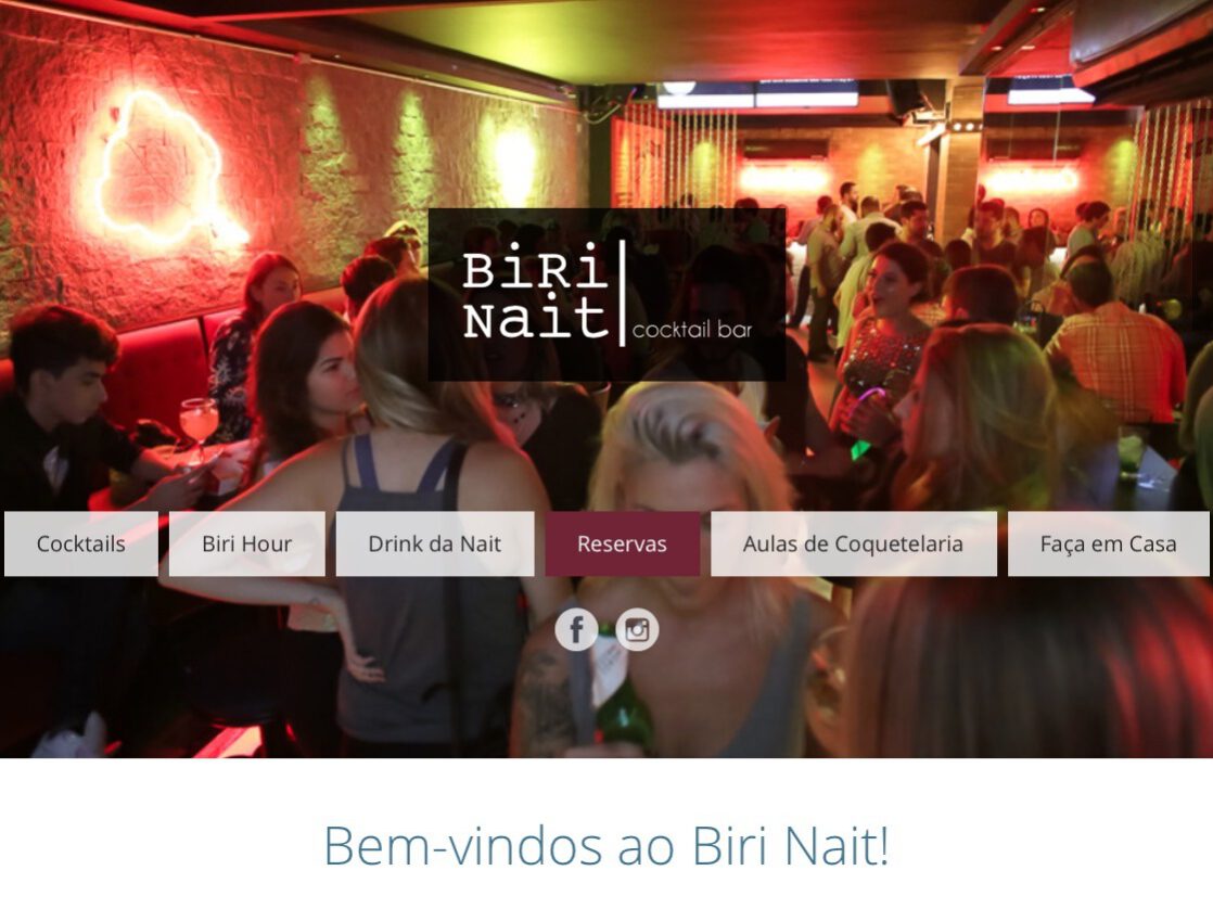 Website — Birinait Cocktail Bar